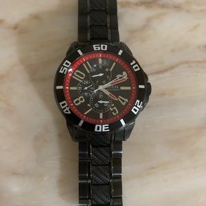 Carbon Fiber GUESS Men's watch